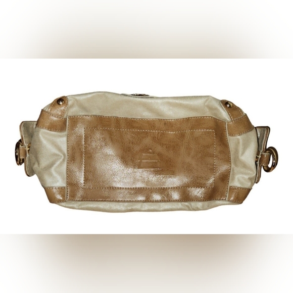 💵SOLD💵 Kathy Van Zeeland Vintage Y2K EUC Champagne & Brown Purse - Picture 3 of 10